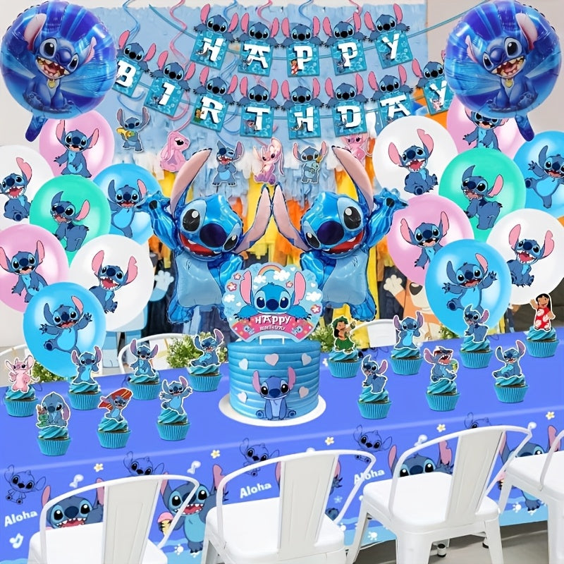 🎈ערכת קישוט 103 חלקים – מסיבת סטיץ' קסומה 🎈
