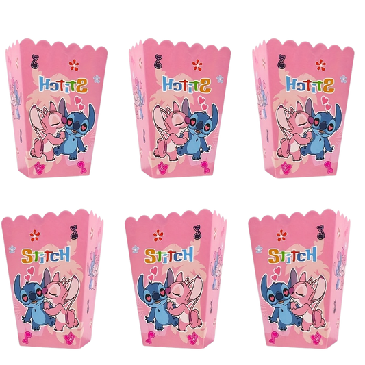 סט 6 קופסאות פופקורן סטיץ׳